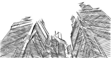 minimal geometrik şekiller, mimari çizgiler