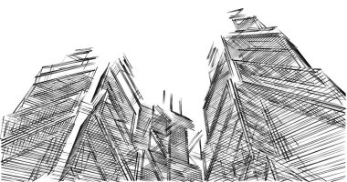 minimal geometrik şekiller, mimari çizgiler