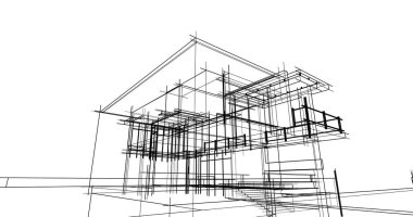 minimal geometrik mimari binalar tasarımı
