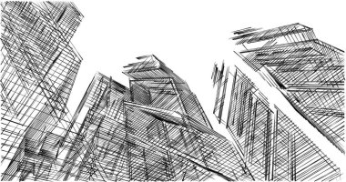 minimal geometrik şekiller, mimari çizgiler