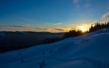 Dağların manzarası, doğa arkaplanı