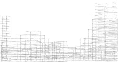 eskiz sanat geometrik mimari binalar tasarımı