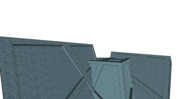 minimal geometrik şekiller, mimari çizgiler