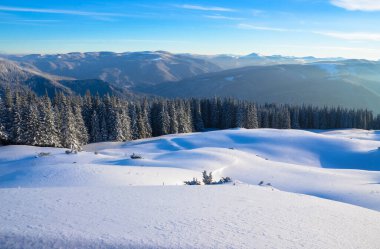 Dağların manzarası, doğa arkaplanı