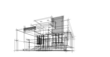 minimal geometrik şekiller, mimari çizgiler