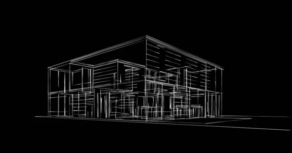 Абстрактный Архитектурный Дизайн Обоев Цифровой Концепт Фон — стоковое фото