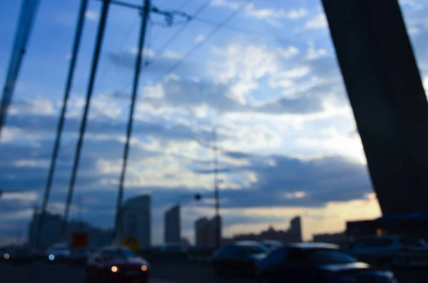 Verschwommene Stadt Bunte Abstrakte Hintergründe — Stockfoto