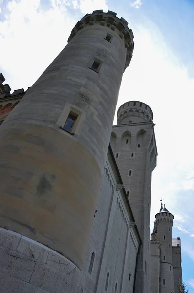 Castelo Velho Com Torre Tiro Arquitetônico — Fotografia de Stock