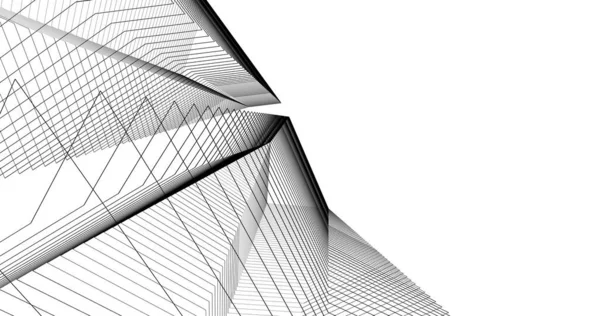 Абстрактный Архитектурный Дизайн Обоев Цифровой Концепт Фон — стоковое фото