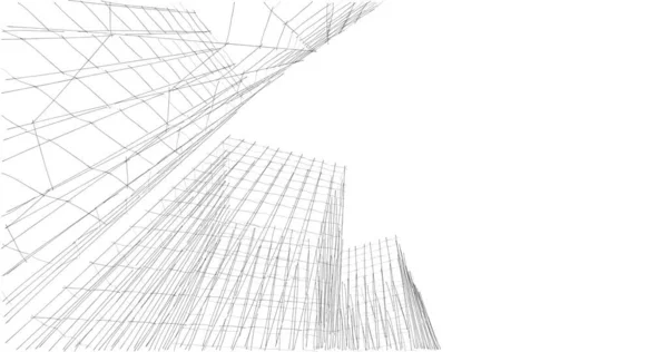 Абстрактный Архитектурный Дизайн Обоев Цифровой Концепт Фон — стоковое фото