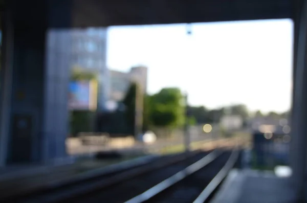 Città Offuscata Sfondo Astratto — Foto Stock