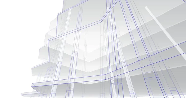 Абстрактный Архитектурный Дизайн Обоев Цифровой Концепт Фон — стоковое фото