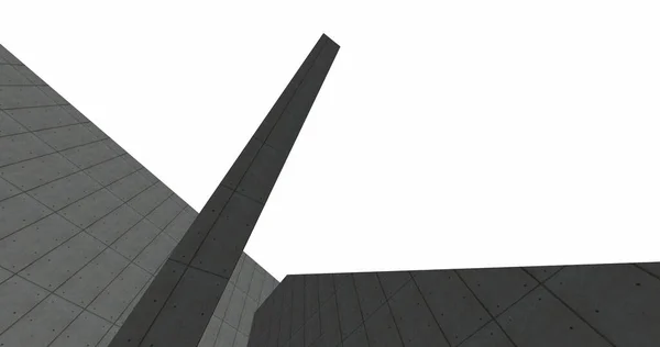 最小几何形状 建筑线 — 图库照片