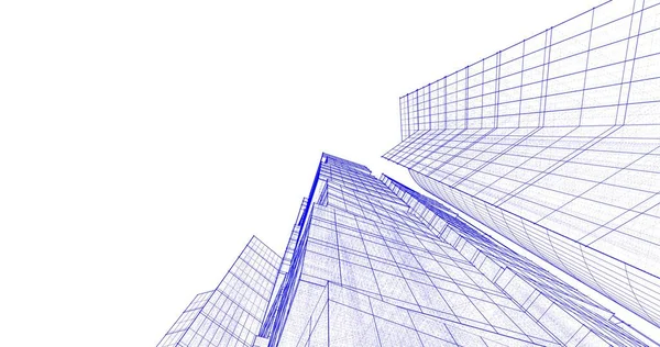 Abstrakcyjny Projekt Tapety Architektonicznej Cyfrowe Tło Koncepcyjne — Zdjęcie stockowe