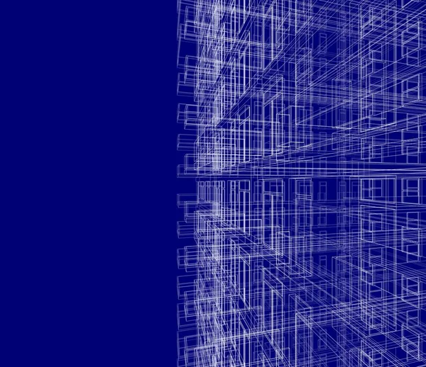 Абстрактный Архитектурный Дизайн Обоев Цифровой Концепт Фон — стоковое фото