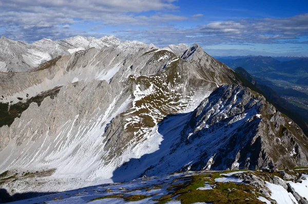 Vista Panorâmica Das Montanhas Fundo Natureza — Fotografia de Stock