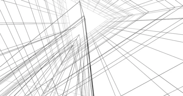 Абстрактный Архитектурный Дизайн Обоев Цифровой Концепт Фон — стоковое фото