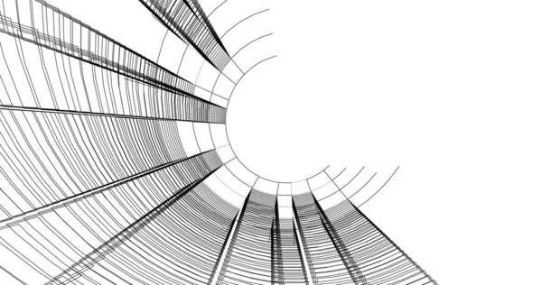 Абстрактный Архитектурный Дизайн Обоев Цифровой Концепт Фон — стоковое фото
