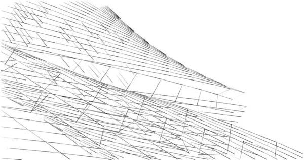 建筑墙纸设计 数字概念背景 — 图库照片