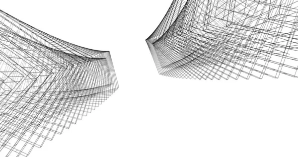 Formes Géométriques Minimales Lignes Architecturales — Photo
