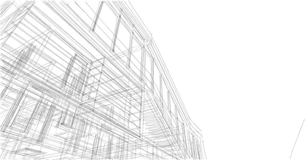 Абстрактный Архитектурный Дизайн Обоев Цифровой Концепт Фон — стоковое фото