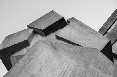 minimal geometrik şekiller, mimari çizgiler