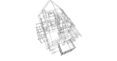 minimal geometrik şekiller, mimari çizgiler