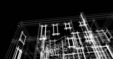 Geometrik mimari binalar tasarımı