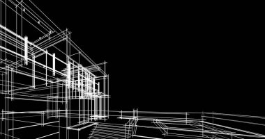 Geometrik mimari binalar tasarımı