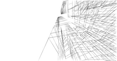 Geometrik mimari binalar tasarımı