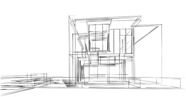 Geometrik mimari binalar tasarımı