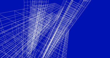 eskiz sanatı, geometrik mimari binalar tasarımı