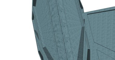 minimal geometrik şekiller, mimari çizgiler