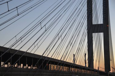 modern yüksek köprü, kentsel mimari kavramı