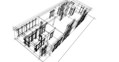 Geometrik mimari binalar tasarımı