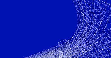 eskiz sanatı, geometrik mimari binalar tasarımı