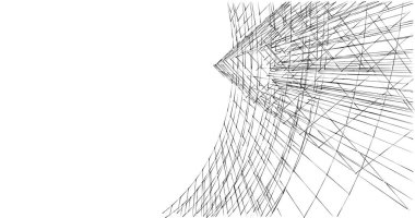 eskiz sanat geometrik mimari binalar tasarımı