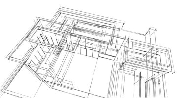 Geometrik mimari binalar tasarımı
