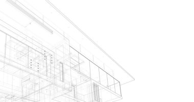 minimal geometrik mimari binalar tasarımı