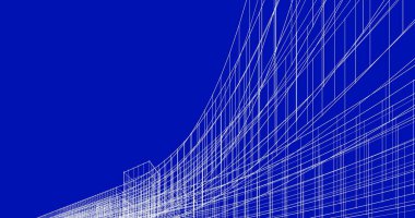 minimal geometrik şekiller, mimari çizgiler