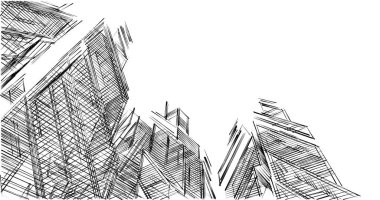 minimal geometrik şekiller, mimari çizgiler