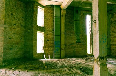 mimari sanat konsepti, minimum geometrik şekiller. 