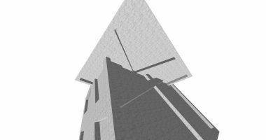 minimal geometrik şekiller, mimari çizgiler