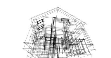 minimal geometrik mimari binalar tasarımı