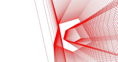 3d mimari duvar kağıdı tasarımı, dijital bina çizimi 