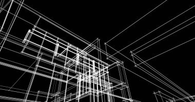 Geometrik mimari binalar tasarımı