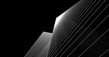 3d mimari duvar kağıdı tasarımı, dijital bina çizimi 