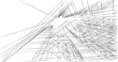 Geometrik mimari binalar tasarımı