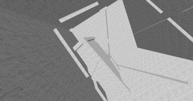 minimal geometrik şekiller, mimari çizgiler