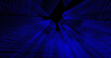 Arkaplanda mimari bina 3d illüstrasyon